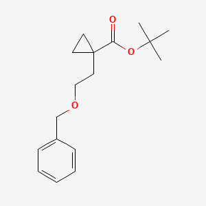 tert-Butyl 1-[2-(Benzyloxy)ethyl]cyclopropanecarboxylate