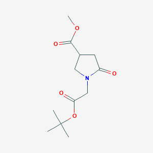 Methyl 1-[2-(tert-Butoxy)-2-oxoethyl]-5-oxopyrrolidine-3-carboxylate