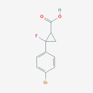 2-(4-Bromophenyl)-2-fluorocyclopropanecarboxylic Acid