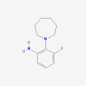 1-(6-Amino-2-fluorophenyl)azepane