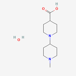 molecular formula C12H24N2O3 B13708829 1-(1-Methylpiperidin-4-yl)piperidine-4-carboxylic acid sesquihydrate 