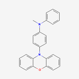 molecular formula C25H20N2O B13708845 N-Methyl-4-(10H-phenoxazin-10-yl)-N-phenylaniline 