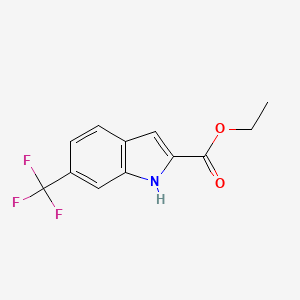 B1370893 Ethyl 6-(trifluoromethyl)-1H-indole-2-carboxylate CAS No. 327-21-9