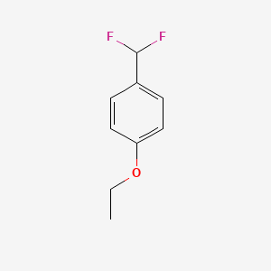 molecular formula C9H10F2O B13708935 4-(Difluoromethyl)phenetole 