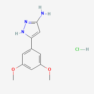 3-Amino-5-(3,5-dimethoxyphenyl)pyrazole Hydrochloride