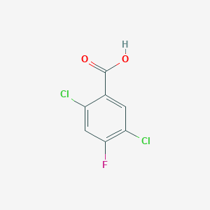 molecular formula C7H3Cl2FO2 B1370895 2,5-二氯-4-氟苯甲酸 CAS No. 35989-28-7