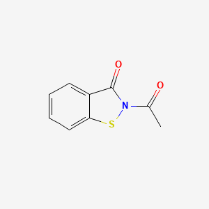 molecular formula C9H7NO2S B13708957 2-acetylbenzo[d]isothiazol-3(2H)-one 