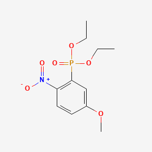 molecular formula C11H16NO6P B13708960 Diethyl (5-Methoxy-2-nitrophenyl)phosphonate 