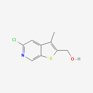 (5-Chloro-3-methylthieno[2,3-c]pyridin-2-yl)methanol