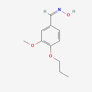 molecular formula C11H15NO3 B13708986 3-Methoxy-4-propoxy-benzaldehyde oxime 