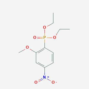 molecular formula C11H16NO6P B13709031 Diethyl (2-methoxy-4-nitrophenyl)phosphonate 