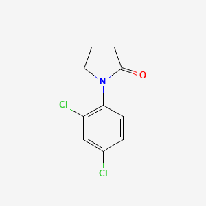 molecular formula C10H9Cl2NO B13709066 1-(2,4-Dichlorophenyl)-2-pyrrolidinone 