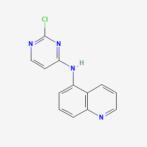 N-(2-Chloro-4-pyrimidinyl)quinolin-5-amine