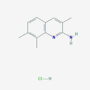 2-Amino-3,7,8-trimethylquinoline hydrochloride