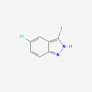 molecular formula C7H4ClIN2 B1370921 5-氯-3-碘-1H-吲唑 CAS No. 351456-45-6