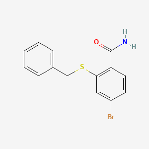 2-(Benzylthio)-4-bromobenzamide