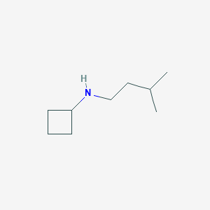 N-(3-methylbutyl)cyclobutanamine