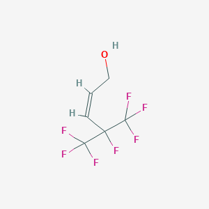 molecular formula C6H5F7O B13709251 (2Z)-4,5,5,5-tetrafluoro-4-(trifluoromethyl)pent-2-en-1-ol CAS No. 83706-99-4