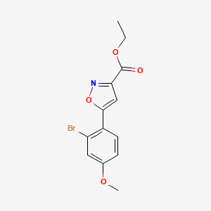 Ethyl 5-(2-Bromo-4-methoxyphenyl)isoxazole-3-carboxylate