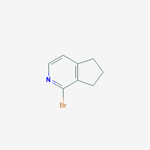 molecular formula C8H8BrN B13709269 1-Bromo-6,7-dihydro-5H-cyclopenta[c]pyridine 