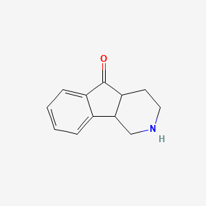 molecular formula C12H13NO B13709301 2,3,4,4a-Tetrahydro-1H-indeno[1,2-c]pyridin-5(9bH)-one 