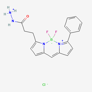 molecular formula C18H18BClF2N4O B13709332 BDP R6G hydrazide 