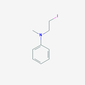 molecular formula C9H12IN B13709333 N-(2-Iodoethyl)-N-methylaniline 