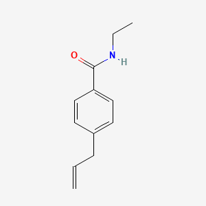 molecular formula C12H15NO B13709359 4-Allyl-N-ethylbenzamide 