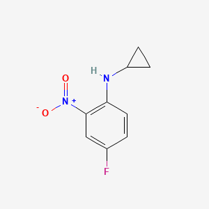 N-Cyclopropyl-4-fluoro-2-nitroaniline