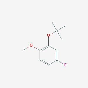 molecular formula C11H15FO2 B13709401 2-(tert-Butoxy)-4-fluoroanisole 