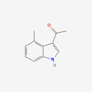 molecular formula C11H11NO B13709411 3-Acetyl-4-methylindole 