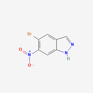molecular formula C7H4BrN3O2 B1370943 5-Bromo-6-nitro-1H-indazole CAS No. 71785-49-4