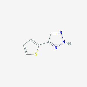 molecular formula C6H5N3S B13709435 4-(2-Thienyl)-1H-1,2,3-triazole 