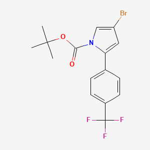 1-Boc-4-bromo-2-[4-(trifluoromethyl)phenyl]-1H-pyrrole