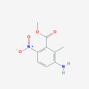 molecular formula C9H10N2O4 B1370949 3-Amino-2-methyl-6-nitro methylbenzoate CAS No. 1082041-63-1