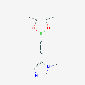 (1-Methyl-5-imidazolyl)ethynylboronic Acid Pinacol Ester