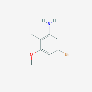 molecular formula C8H10BrNO B1370951 5-Bromo-3-methoxy-2-methylaniline CAS No. 1082040-45-6