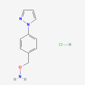 O-[4-(1-Pyrazolyl)benzyl]hydroxylamine Hydrochloride