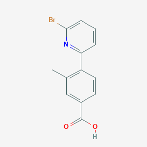 4-(6-Bromopyridin-2-yl)-3-methylbenzoic acid