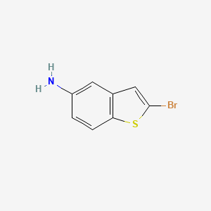 molecular formula C8H6BrNS B13709554 5-Amino-2-bromobenzothiophene 