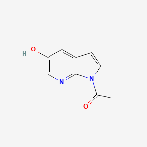 molecular formula C9H8N2O2 B1370956 1-Acetyl-5-hydroxy-7-azaindole CAS No. 1082041-98-2