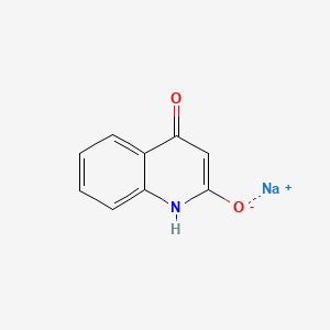 molecular formula C9H6NNaO2 B13709562 2,4-Quinolinediol monosodium salt 