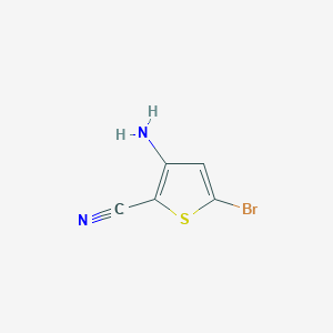 molecular formula C5H3BrN2S B1370957 3-Amino-5-bromothiophene-2-carbonitrile CAS No. 1017789-14-8