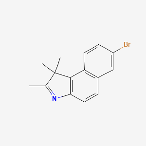 molecular formula C15H14BrN B1370961 7-溴-1,1,2-三甲基-1H-苯并[e]吲哚 CAS No. 879713-65-2