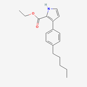 Ethyl 3-(4-Pentylphenyl)-1H-pyrrole-2-carboxylate