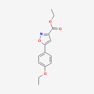 Ethyl 5-(4-Ethoxyphenyl)isoxazole-3-carboxylate