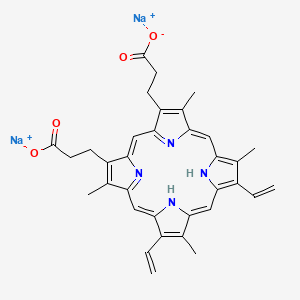 molecular formula C34H32N4Na2O4 B13709659 Protoporphyrin IX (disodium) 