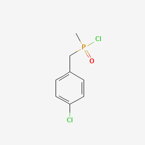 molecular formula C8H9Cl2OP B13709679 Methyl (Methyl-4-chlorobenzene)-phosphinic acid chloride 