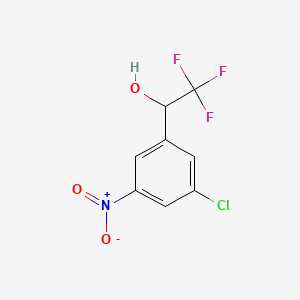 1-(3-Chloro-5-nitrophenyl)-2,2,2-trifluoroethanol