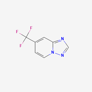 molecular formula C7H4F3N3 B13709726 7-(Trifluoromethyl)-[1,2,4]triazolo[1,5-a]pyridine 